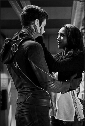 Barry and Iris from THE FLASH